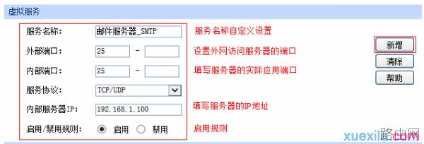 tp路由器wvr450g怎么设置虚拟服务器