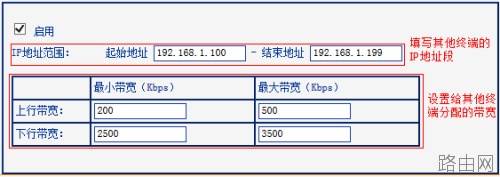 路由器tplink882怎么设置ip带宽功能