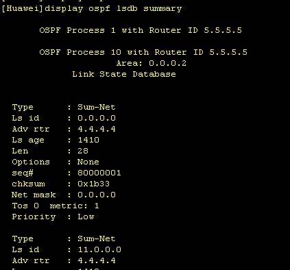 华为路由器 eNSP 配置 rip OSPF 路由重发布