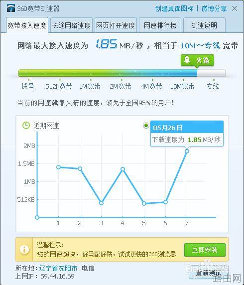 双路由器实现宽带叠加提高pc端下载速度