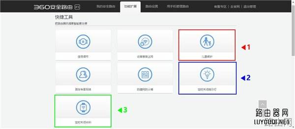 360 P1无线路由器访Web管理页设置多时段的操作方法