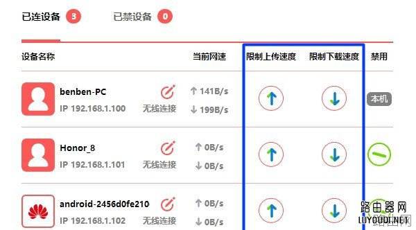 水星(MERCURY)路由器限制别人网速上网方法