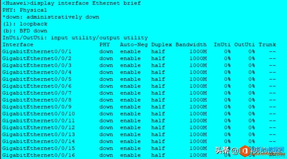 企业级交换机端口信息查看，辅助解决网络故障