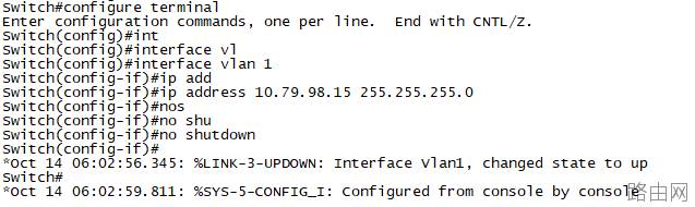 cisco交换机如何配置telnet