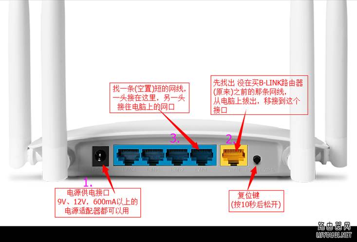 B-LINK路由器如何登录设置上网