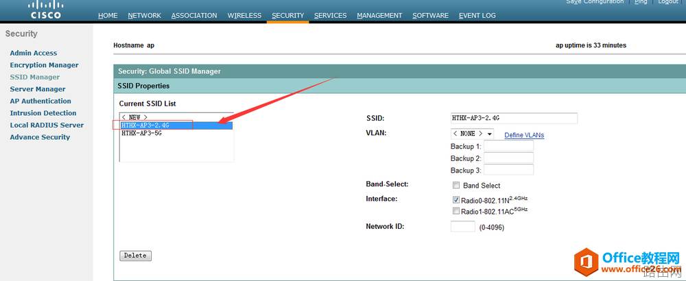 cisco AP AIR-CAP1702I-H-K9调试配置基础教程