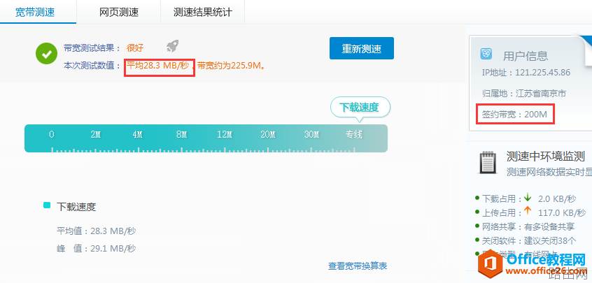 你们家的网速可以达到这么快吗?
