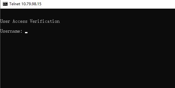 cisco交换机如何配置telnet
