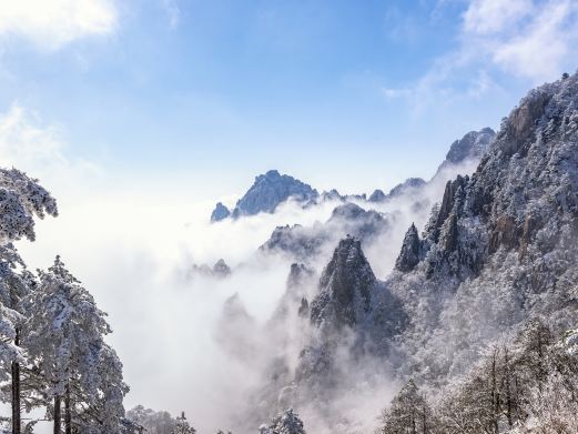 黄山白鹅岭