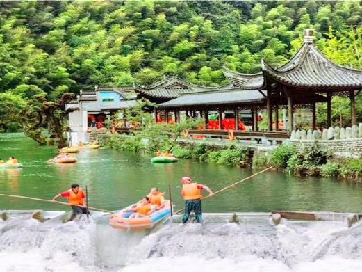 休宁枧潭漂流