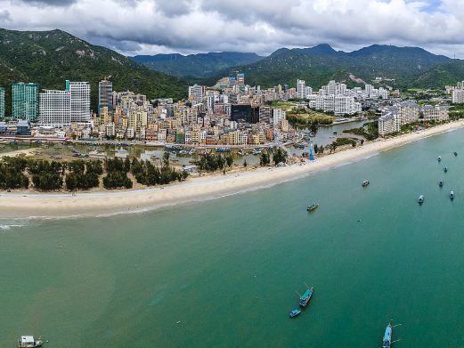 惠东巽寮湾金色沙滩