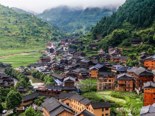 雷山西江千户苗寨景区-观景台