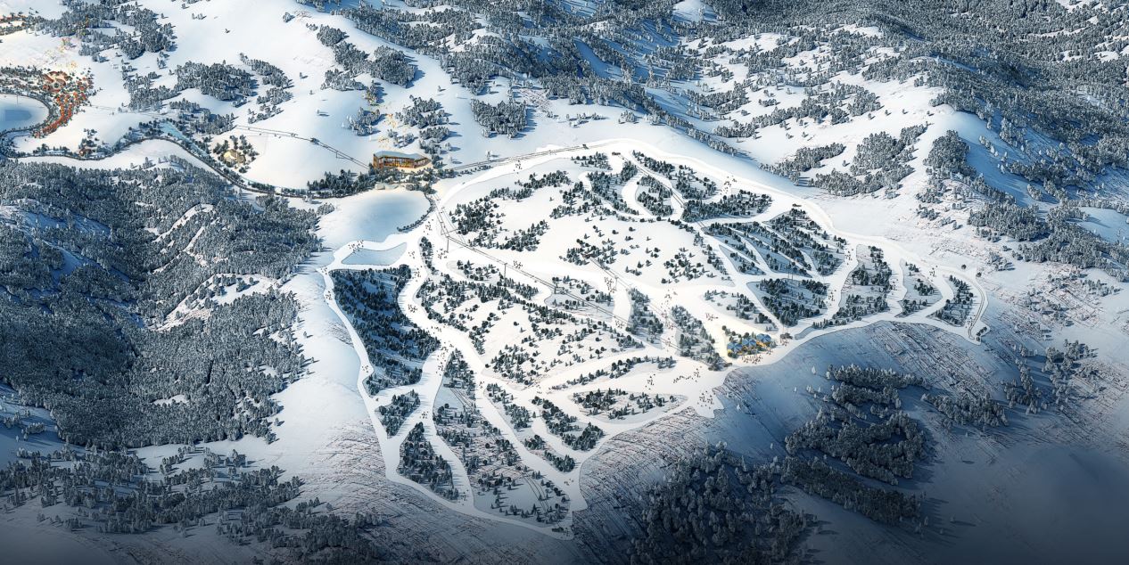 滦平金山岭银河滑雪场