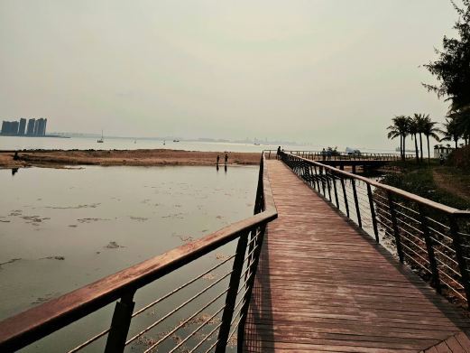 海口潟湖木栈道