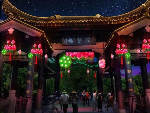 南京中国秦淮灯会主会场(白鹭洲公园)