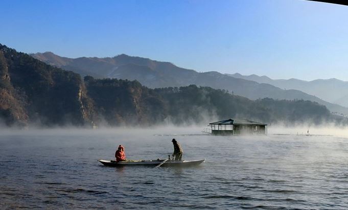 白山市龙山湖景区