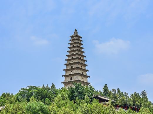 永济运城莺莺塔