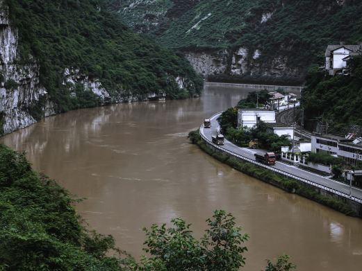甘洛四川大渡河峡谷国家地质公园金口河园区