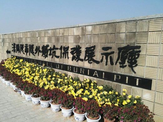 泾阳汉阳陵帝陵外藏坑保护展示厅