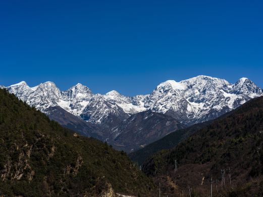 康定万年雪山观景台
