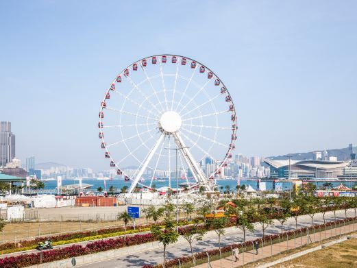 香港中环滨港长廊