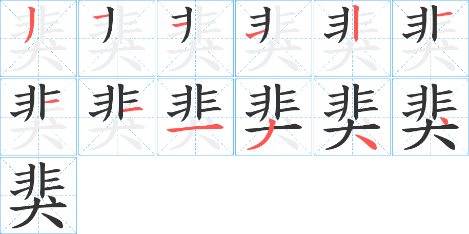 猆字的笔画顺序